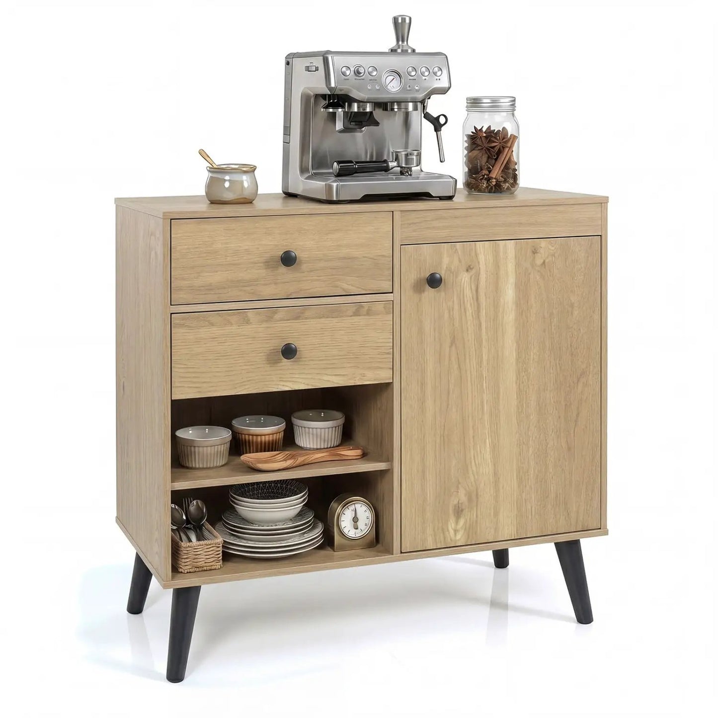 31 Inch Sideboard Cabinet with 2 Drawers