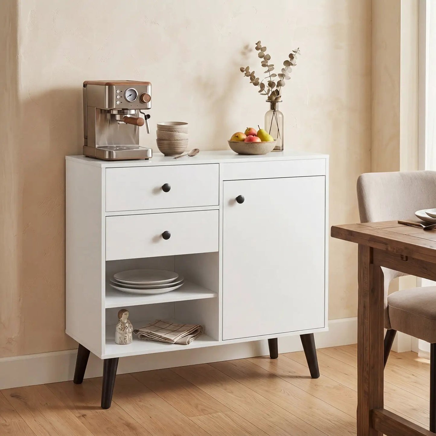 31 Inch Sideboard Cabinet with 2 Drawers
