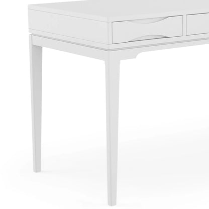 Harper Handcrafted Desk, white writing desk with two drawers, Unique Piece Furniture on Tampa Home & Garden Store