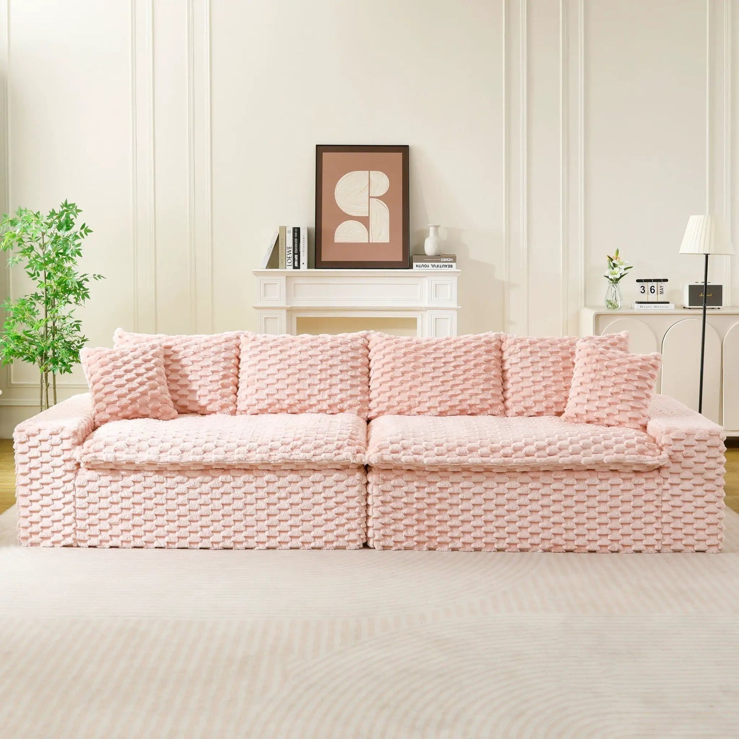 Multifunctional Sofa Side by Side or Facing