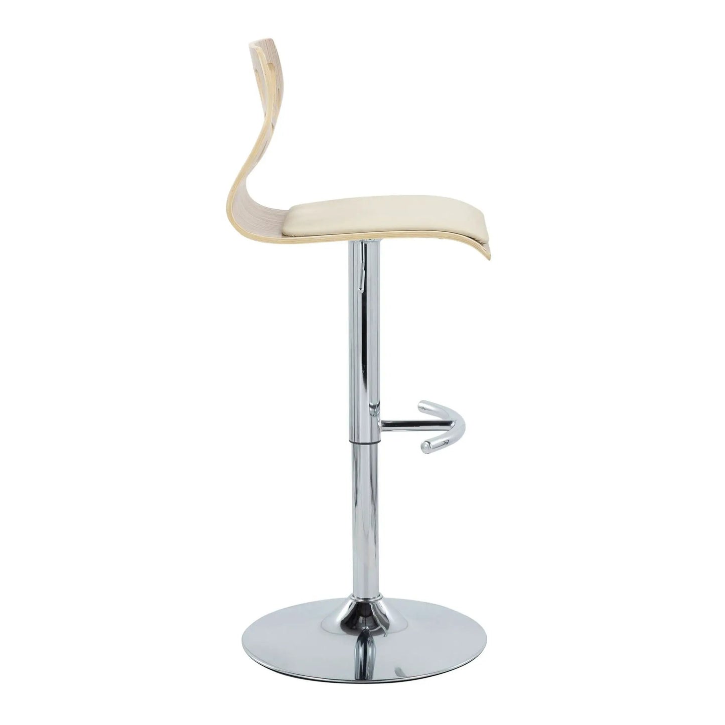 Folia Adjustable Barstool With Swivel Footrest