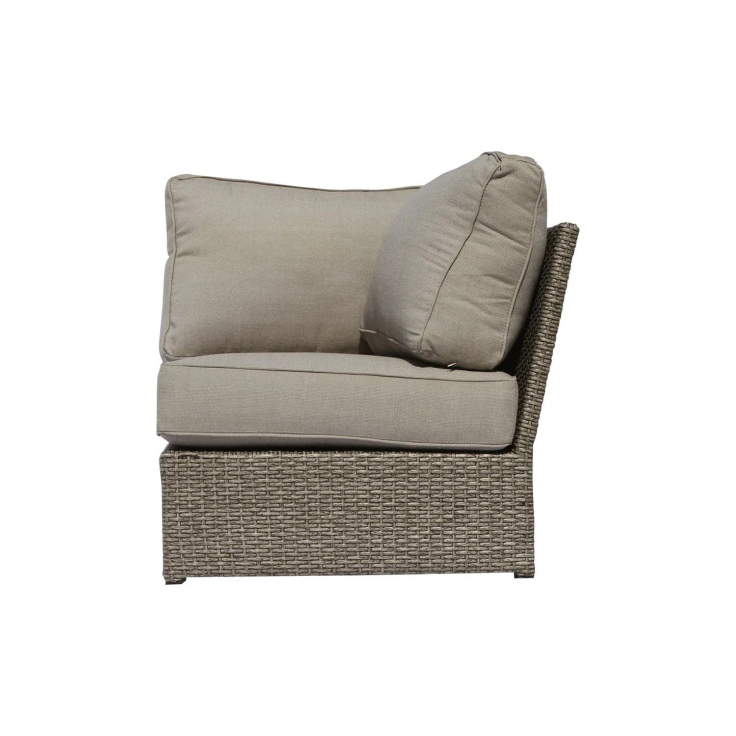 Outdoor Wicker Sectional and Thick Cushions