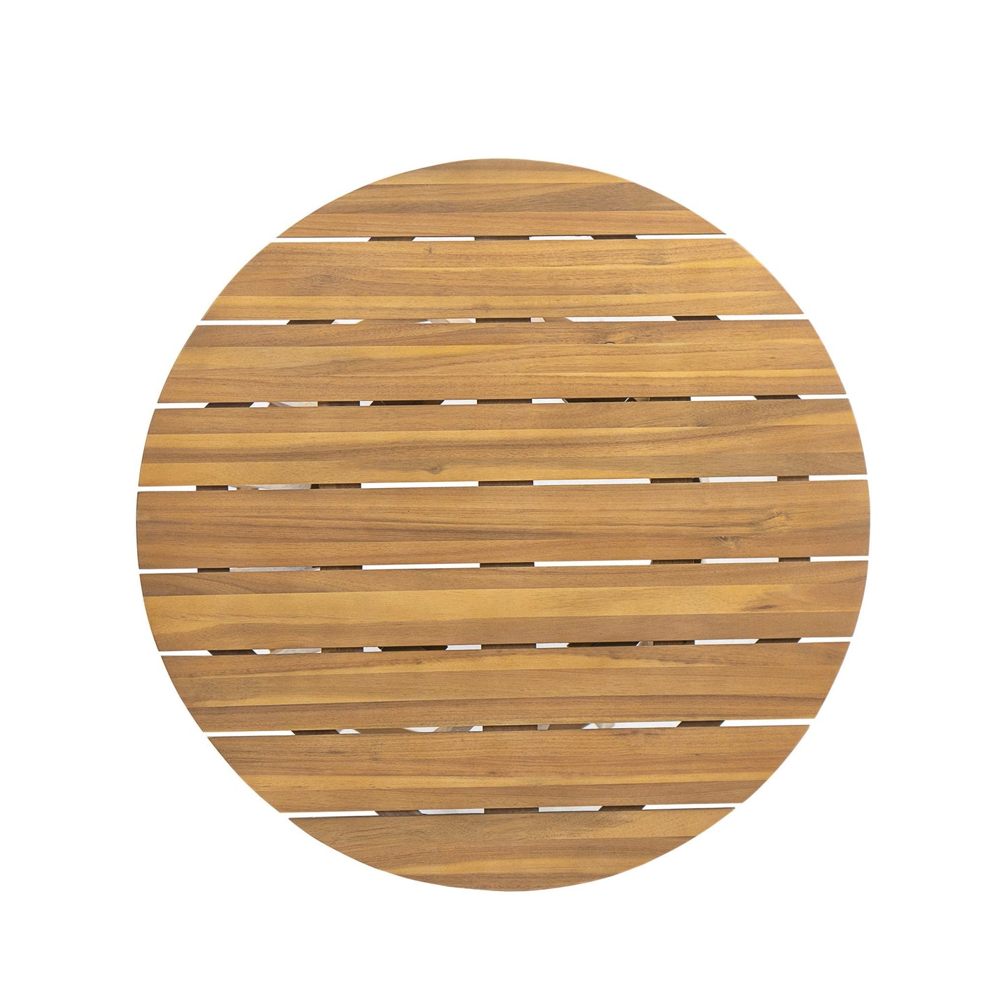 The Acacia Wood Outdoor Round Dining Table