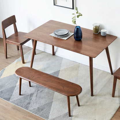 Oak Wood Dining Bench for Living Room and Kitchen
