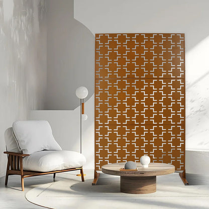 Sturdy Metal Outdoor and Indoor Privacy Screen