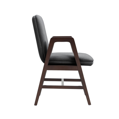 Stella Cream Armchair with Beech Wood and Cushion