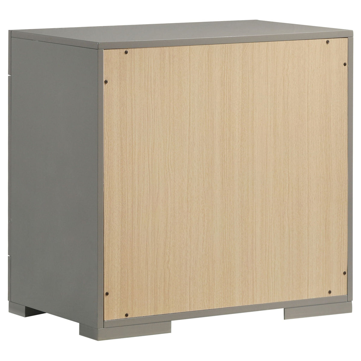 Pierce 4pc Bedroom Set with LED Lighting dresser in frame and wood panels by HouseOfZazla on Tampa Home & Garden Store