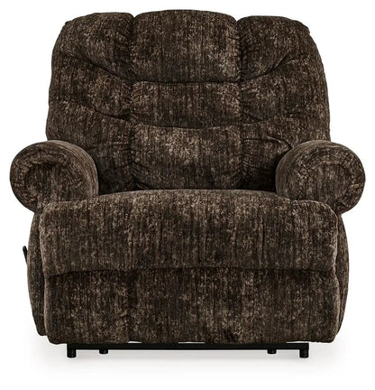 Movie Man Large Wall Recliner in Plush Upholstery