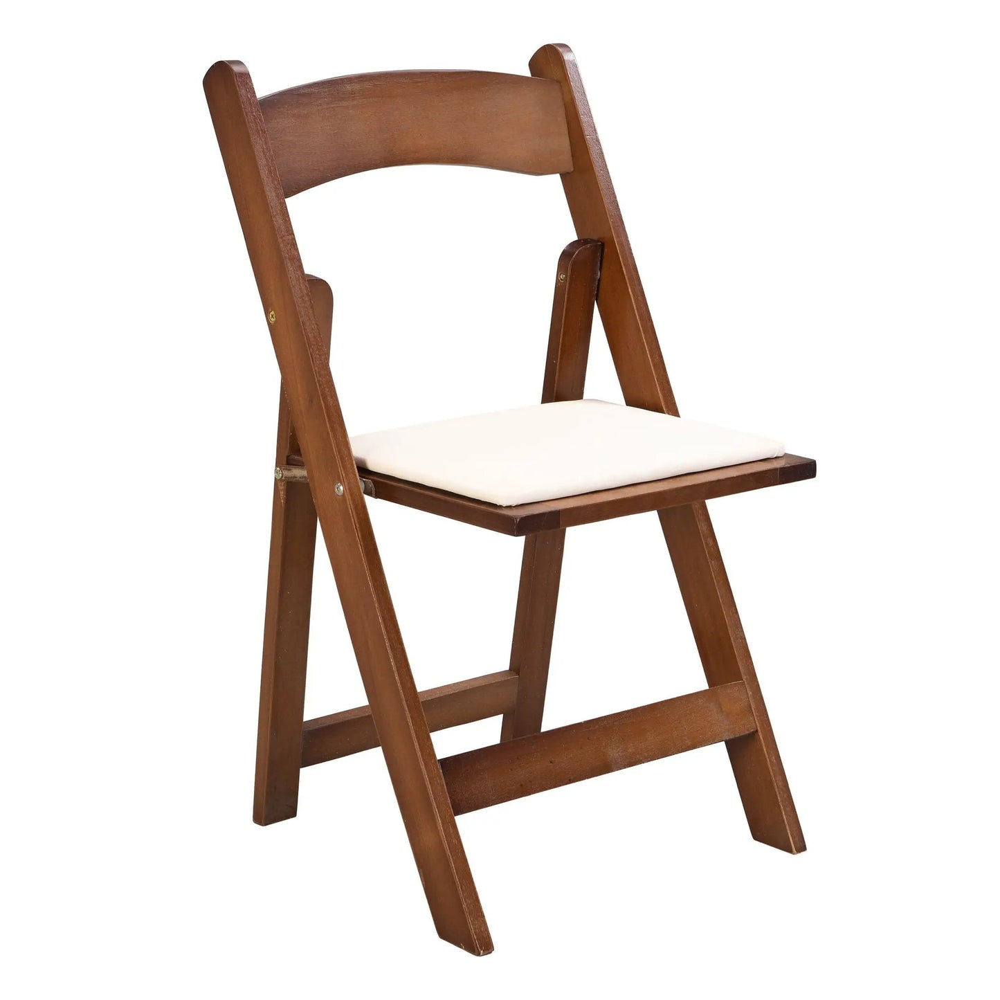 Solid Wood Upholstered Folding Chairs Dining Set