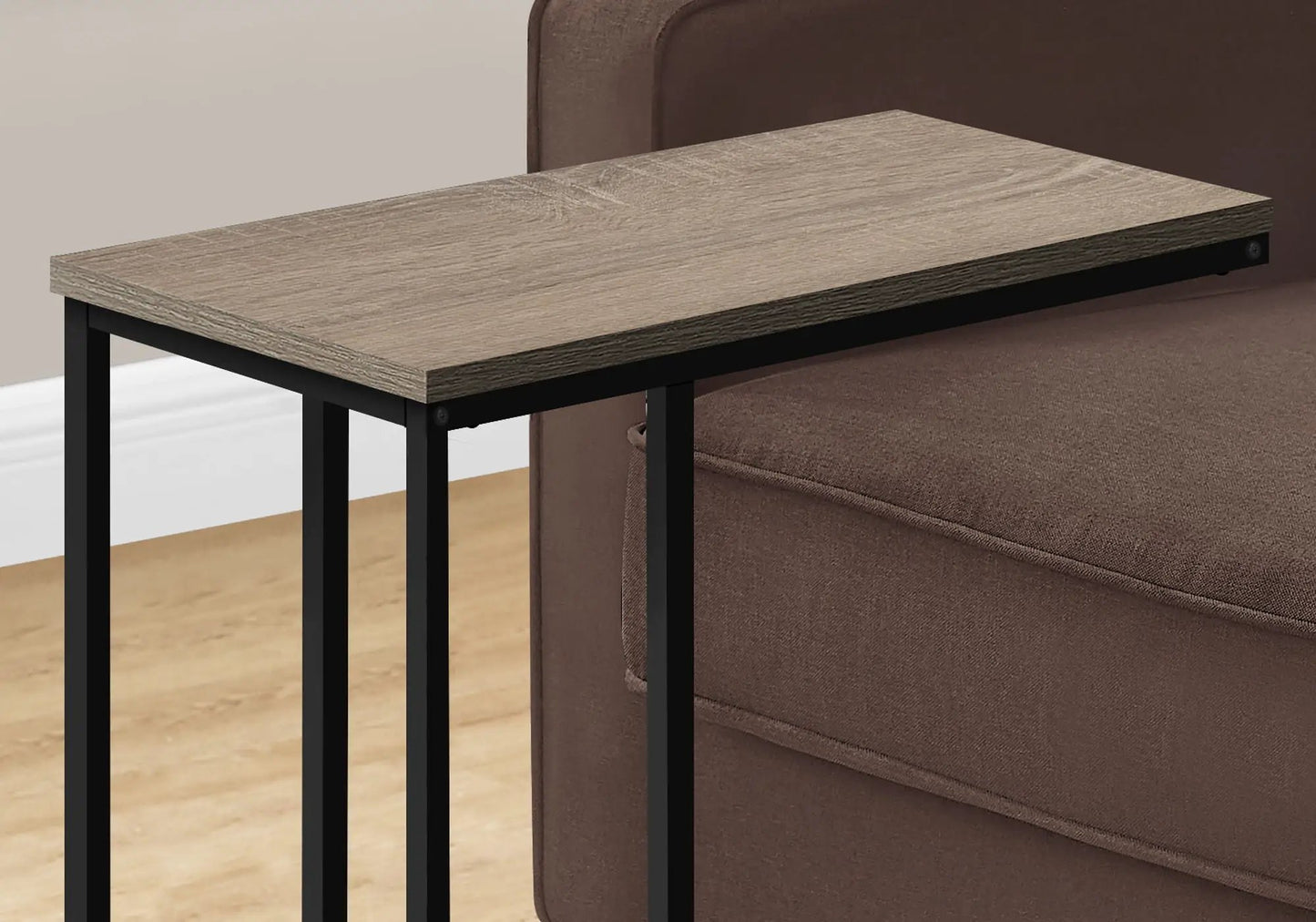 Accent Table C Shaped End Table Space Saving