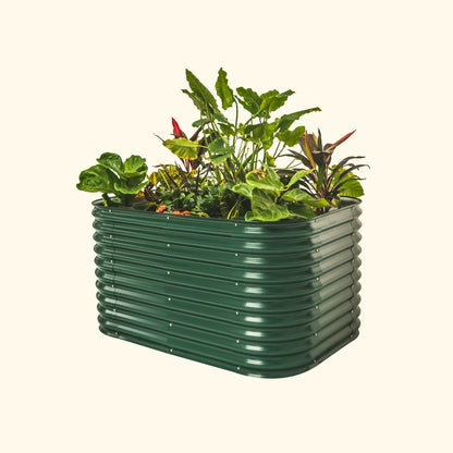 32" Tall Midsize Raised Garden Bed Kit 6 in 1 Modular Metal - Tampa soil911.com
