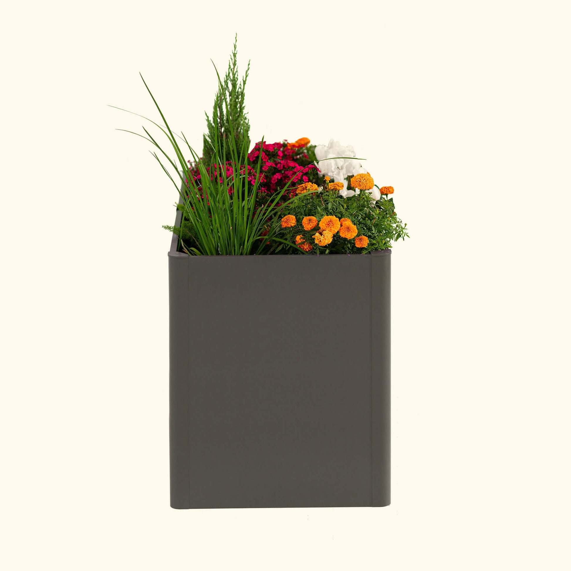32" High Modern Raised Garden Bed 27"x 53" Midsize Metal - Tampa Home & Garden Store