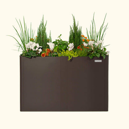 32" High Modern Raised Garden Bed 27"x 53" Midsize Metal - Tampa Home & Garden Store