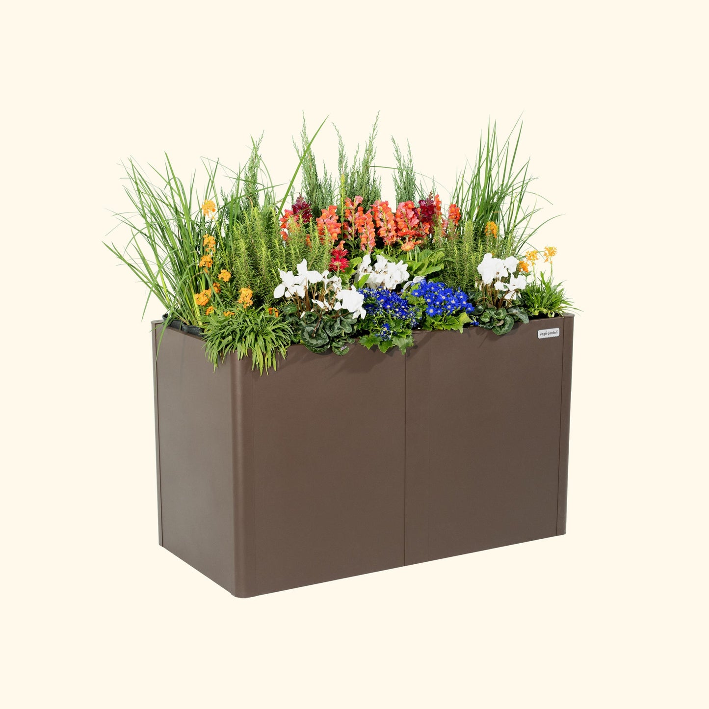 32" High Modern Raised Garden Bed 27"x 53" Midsize Metal - Tampa Home & Garden Store