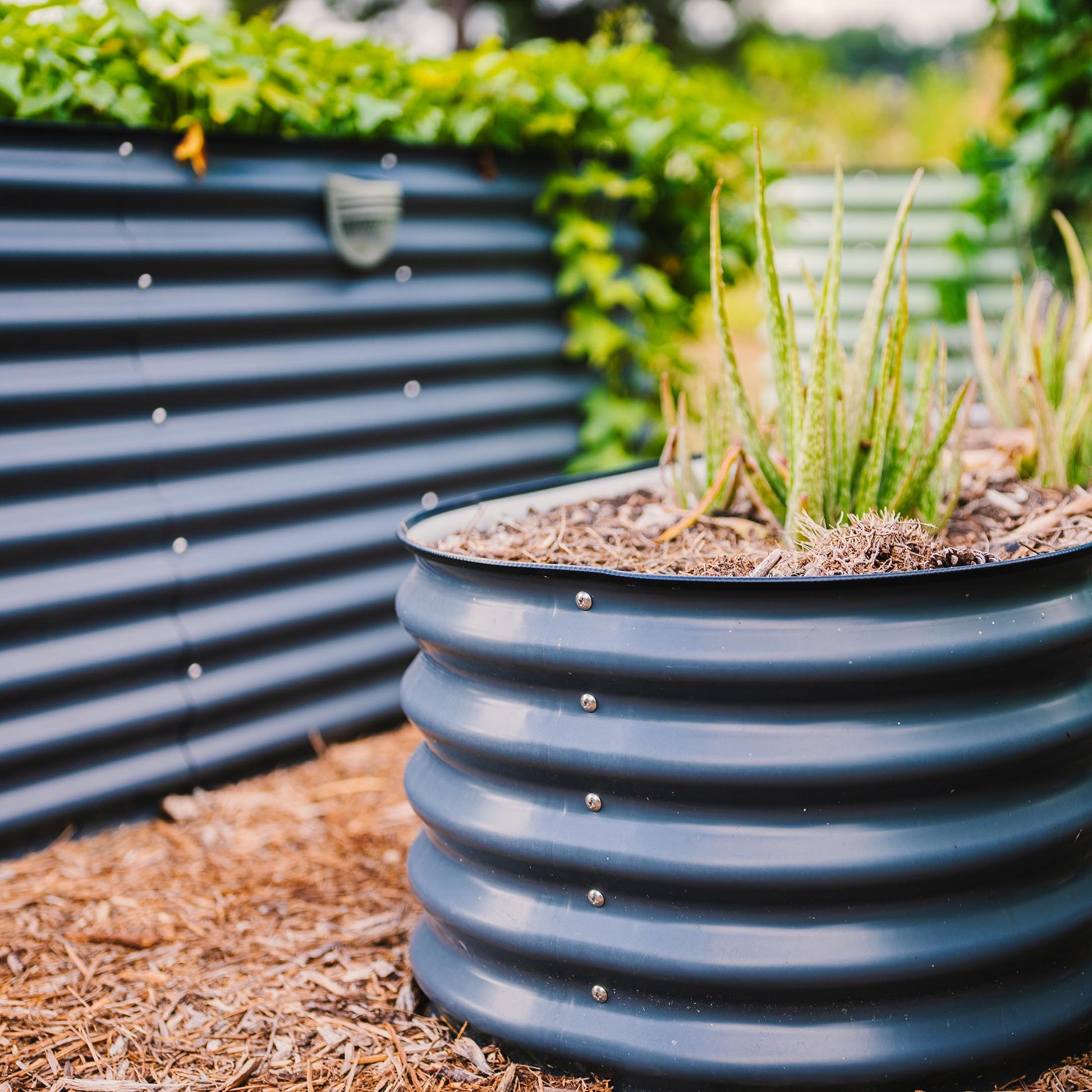 32" Tall Midsize Raised Garden Bed 6 in 1 Modular Metal - Tampa Home & Garden Store