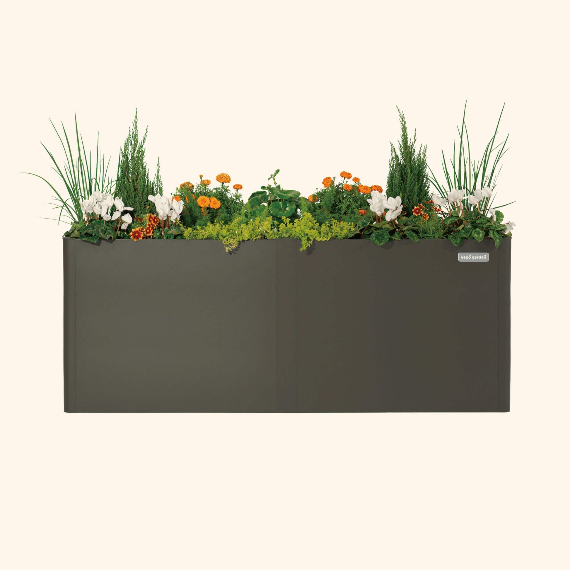 32" Tall Modern Raised Garden Bed Large 42" x 83" Metal - Tampa Home & Garden Store