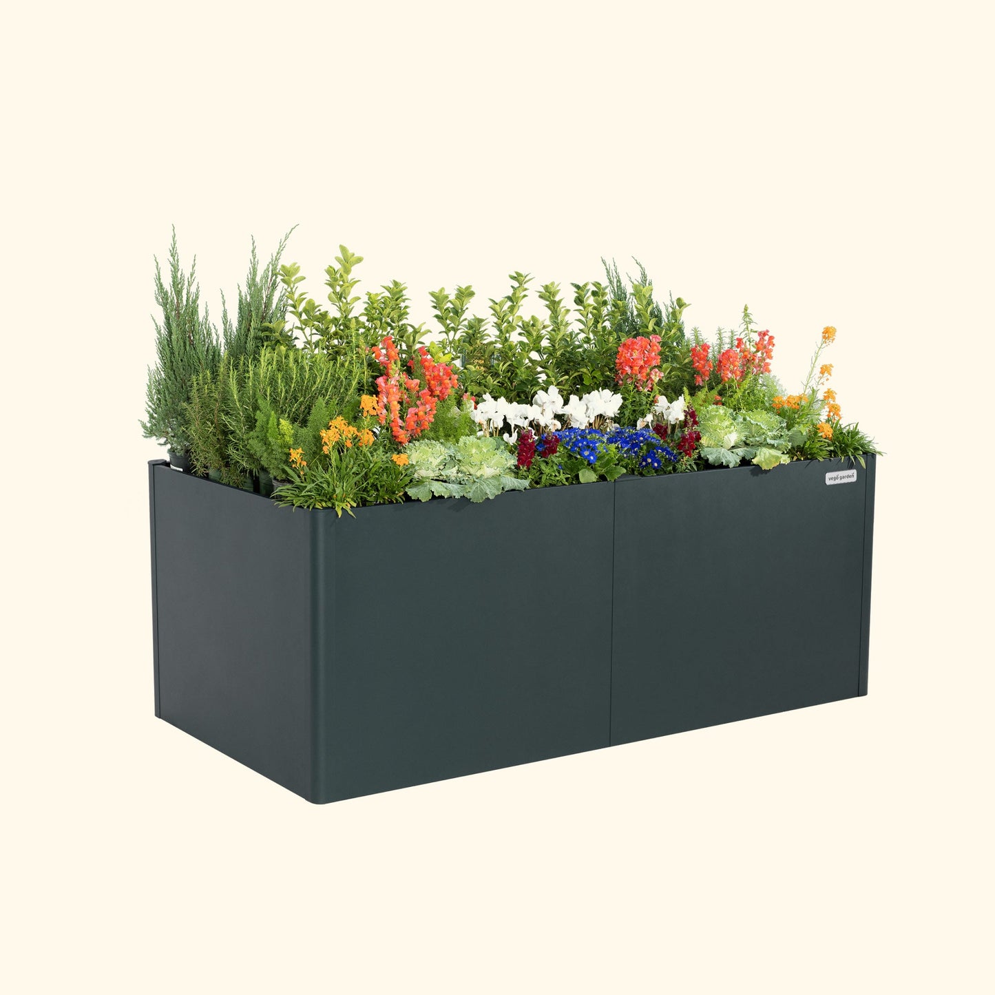32" Tall Modern Raised Garden Bed Large 42" x 83" Metal - Tampa Home & Garden Store