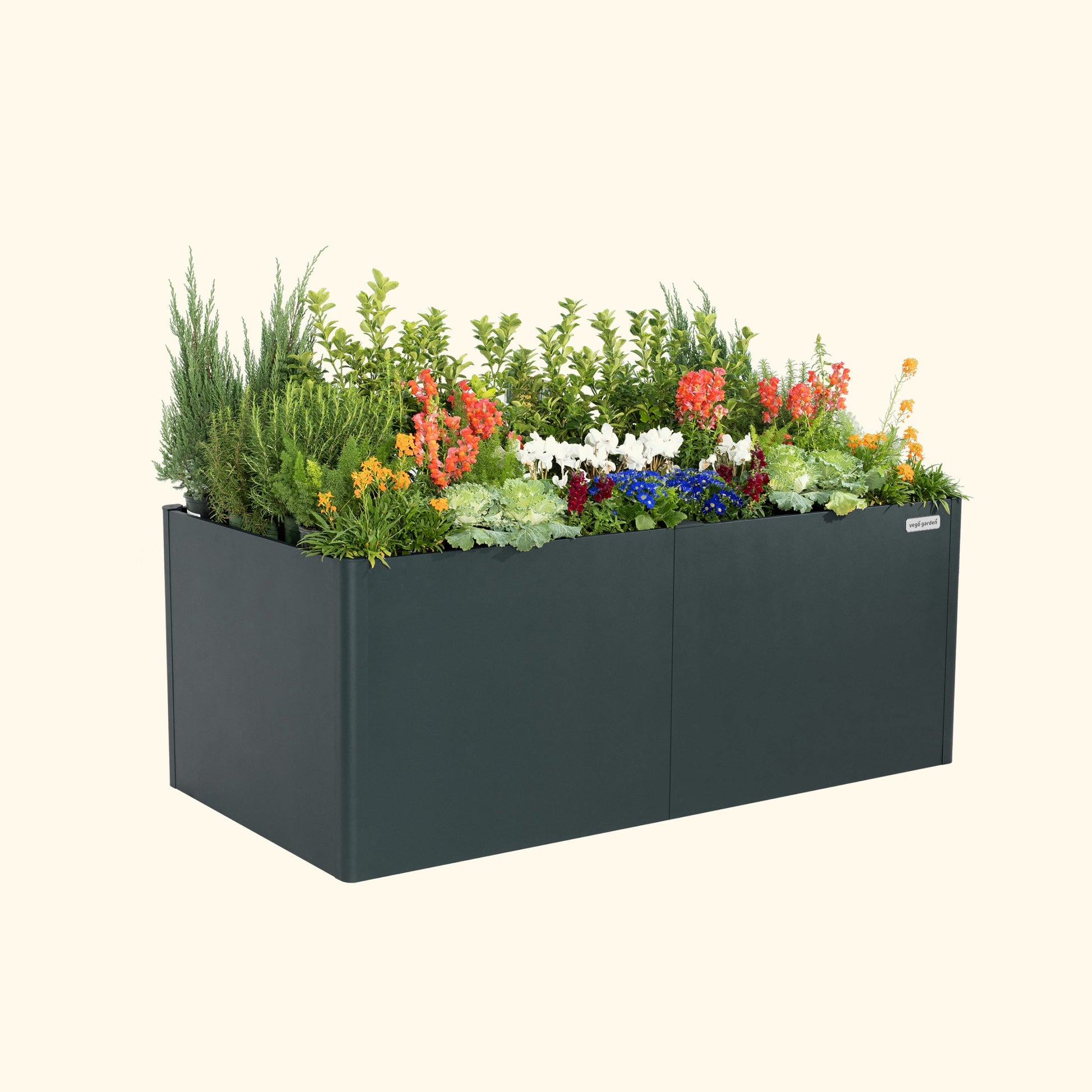 32" Tall Modern Raised Garden Bed Large 42" x 83" Metal - Tampa Home & Garden Store
