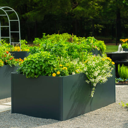 32" Tall Modern Raised Garden Bed Large 42" x 83" Metal - Tampa Home & Garden Store