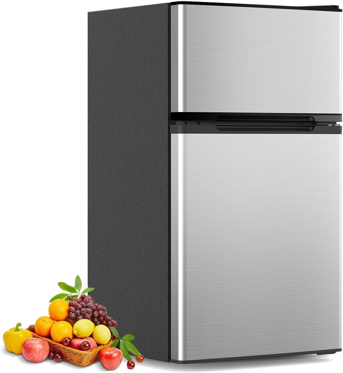 Mini-réfrigérateur avec congélateur de 3,2 pi³, réfrigérateur compact à deux portes 58087RRE0 