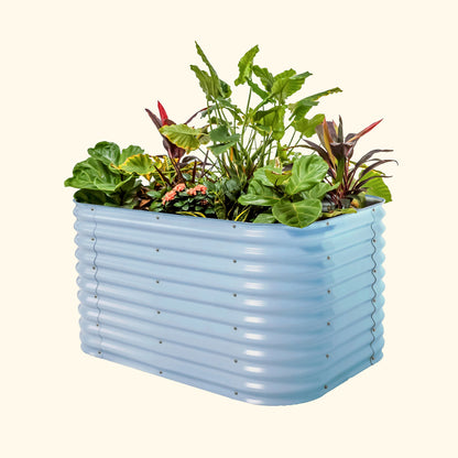32" Tall Midsize Raised Garden Bed Kit 6 in 1 Modular Metal - Tampa soil911.com
