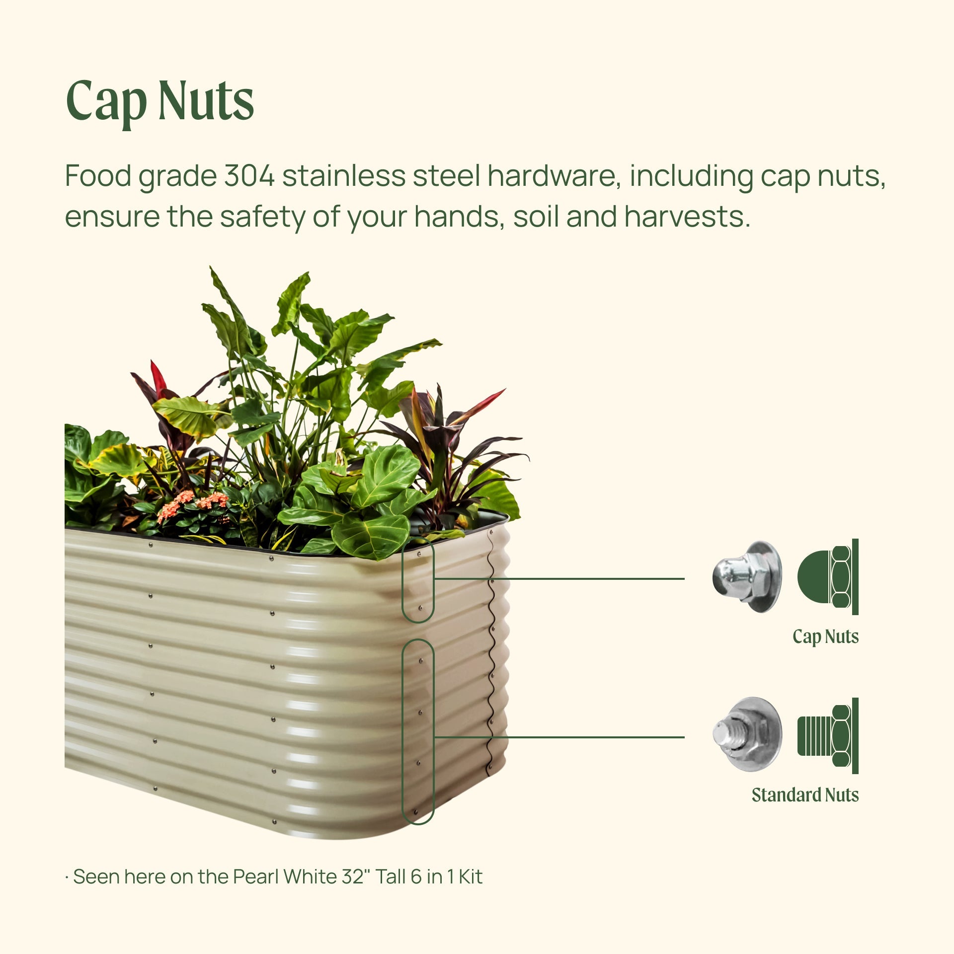 32" Tall Huge Raised Garden Bed Kit 10 in 1 Modular Metal - Tampa soil911.com