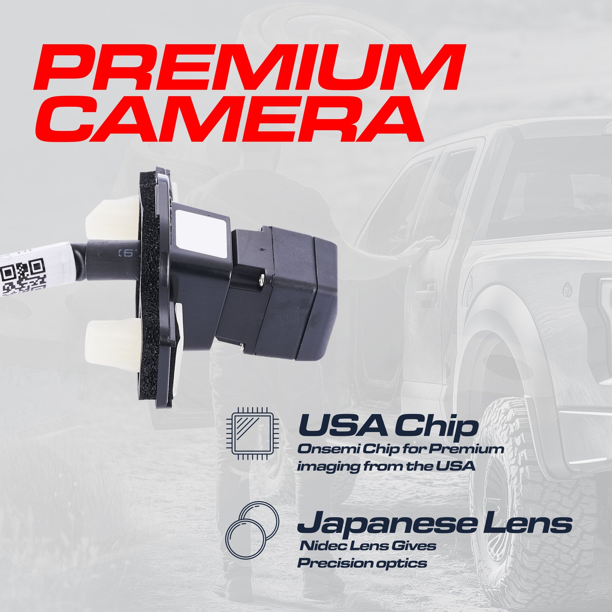 Backup camera for Toyota Prius (2016–2018) OEM by Master Tailgaters in black housing on Tampa Home & Garden Store