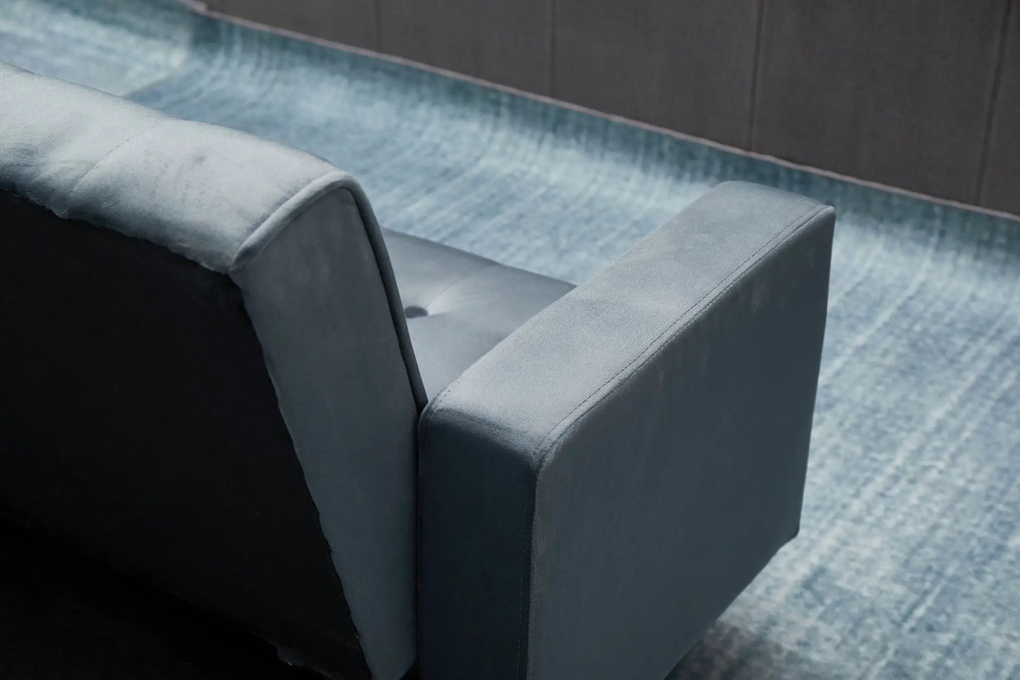 Compact Design Sofa Bed with Premium Fabric
