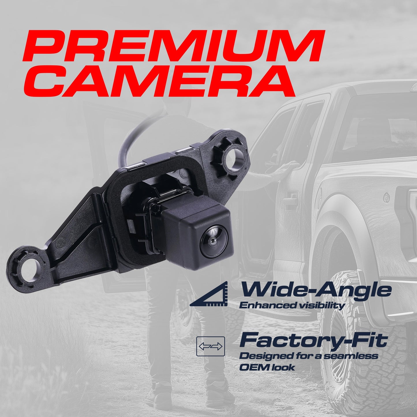Master Tailgaters OEM backup camera for Toyota Prius C (2016-2019), black housing on Tampa Home & Garden Store