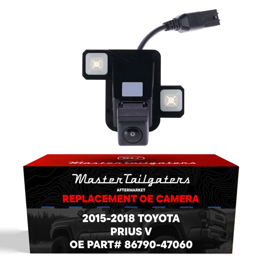 Master Tailgaters OEM backup camera for Toyota Prius V 2015-2018, black housing with connector on Tampa Home & Garden Store