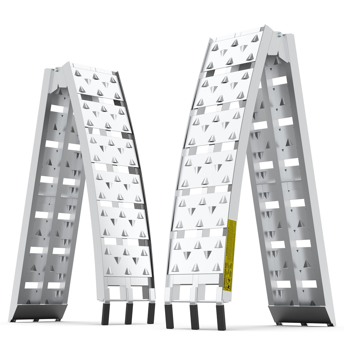 7.5FT aluminum loading ramp set for pickup trucks by HouseOfZazla diamond plate on Tampa Home & Garden Store