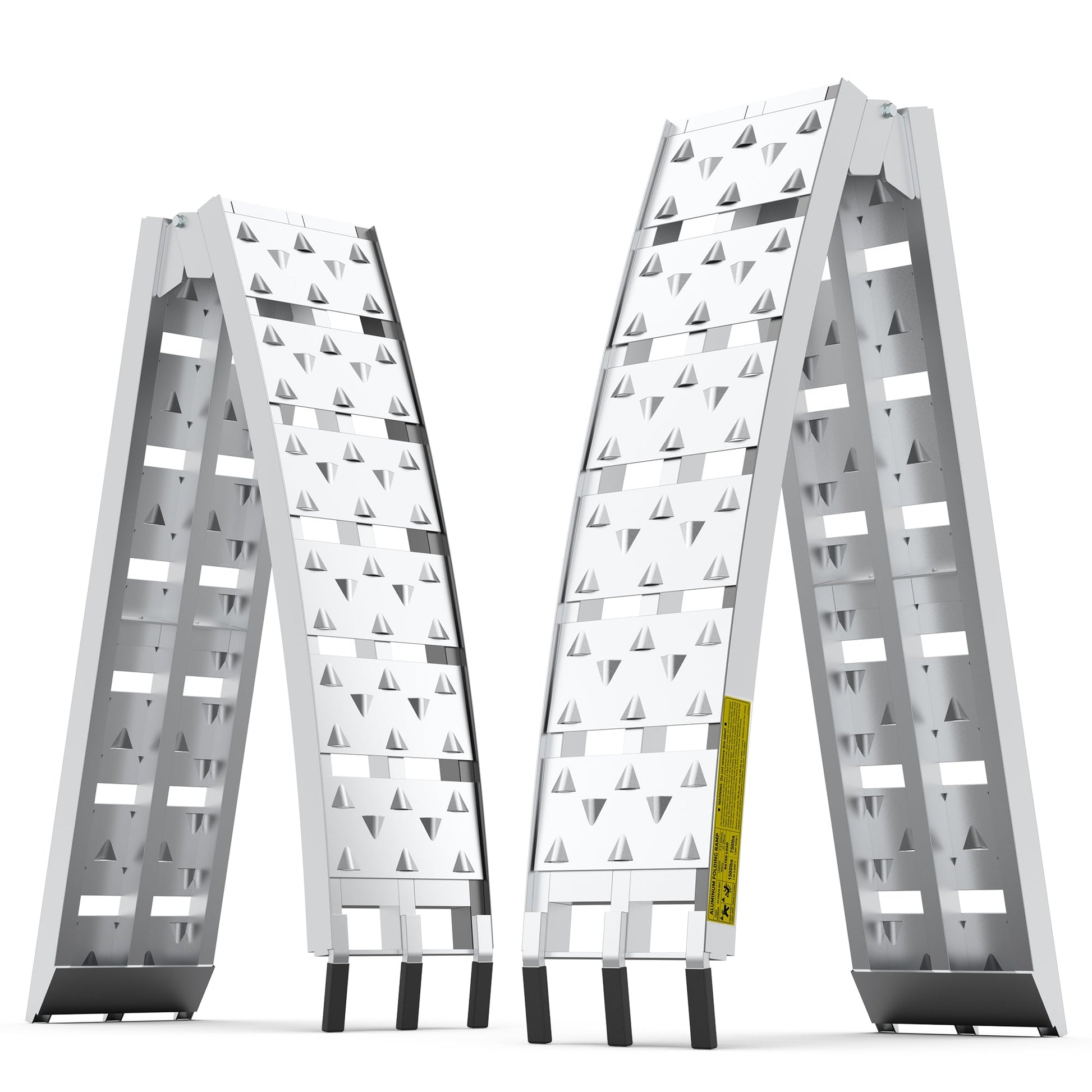 7.5FT aluminum loading ramp set for pickup trucks by HouseOfZazla diamond plate on Tampa Home & Garden Store