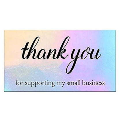 English Holiday Thank You Card for Do It Yourself