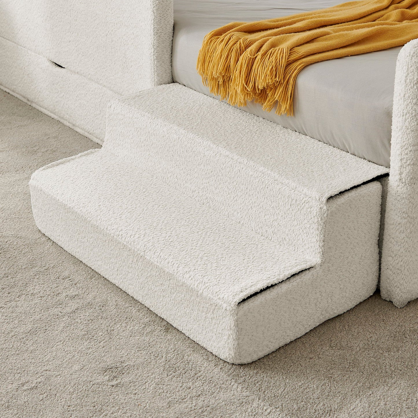 Safe Kids Bed With Guardrails and Storage