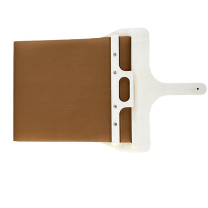 Perfecsy sliding pizza peel brown board with white frame handle on Tampa Home & Garden Store
