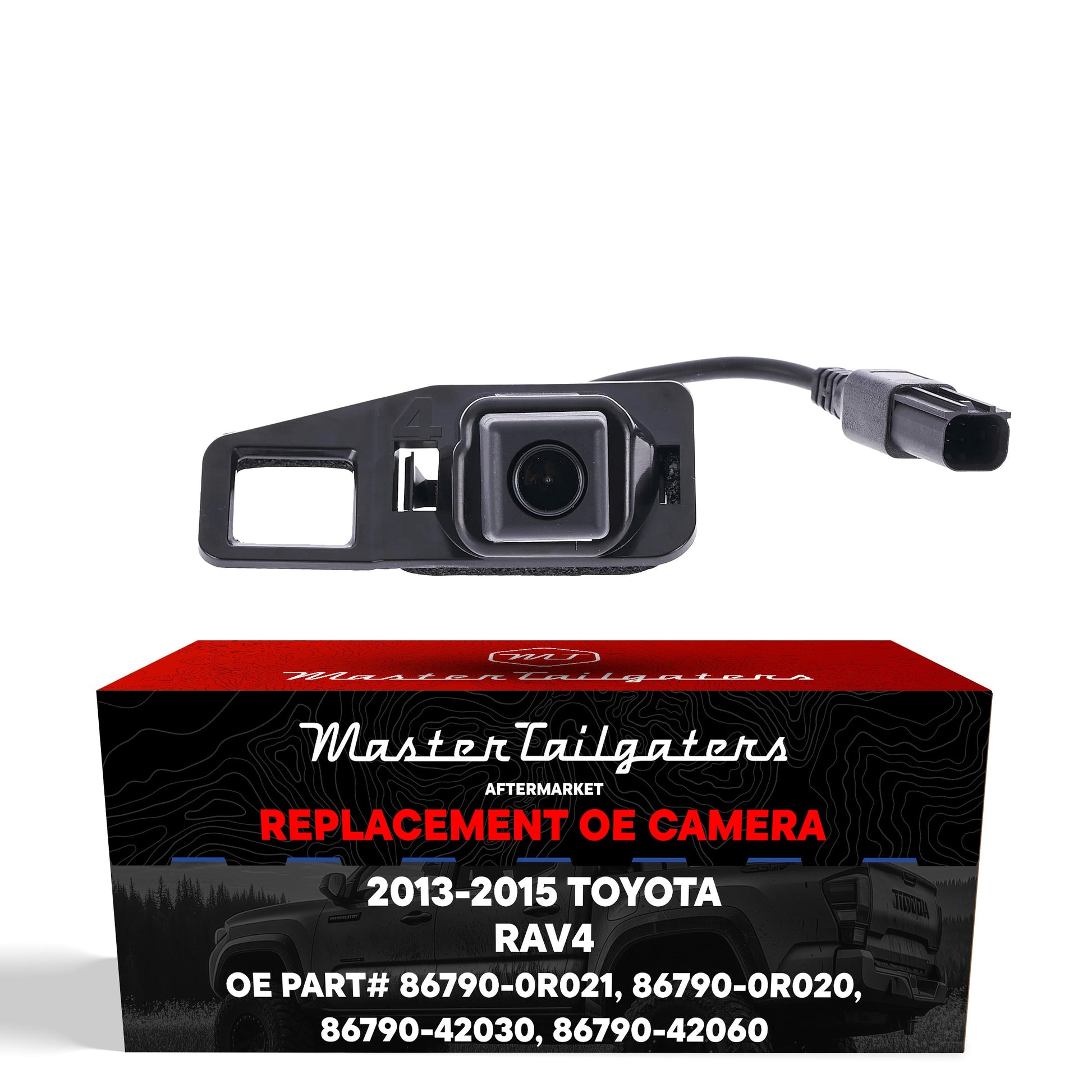 Master Tailgaters Toyota RAV4 OEM backup camera for 2013-2015 with wiring harness on Tampa Home & Garden Store