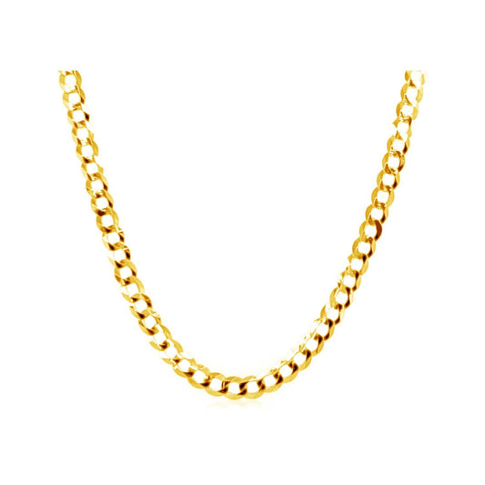 2.4mm 10k yellow gold curb chain necklace by Bids.com on Tampa Home & Garden Store