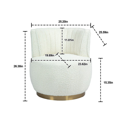 360 Swivel Barrel Sofa Chair and Support Base