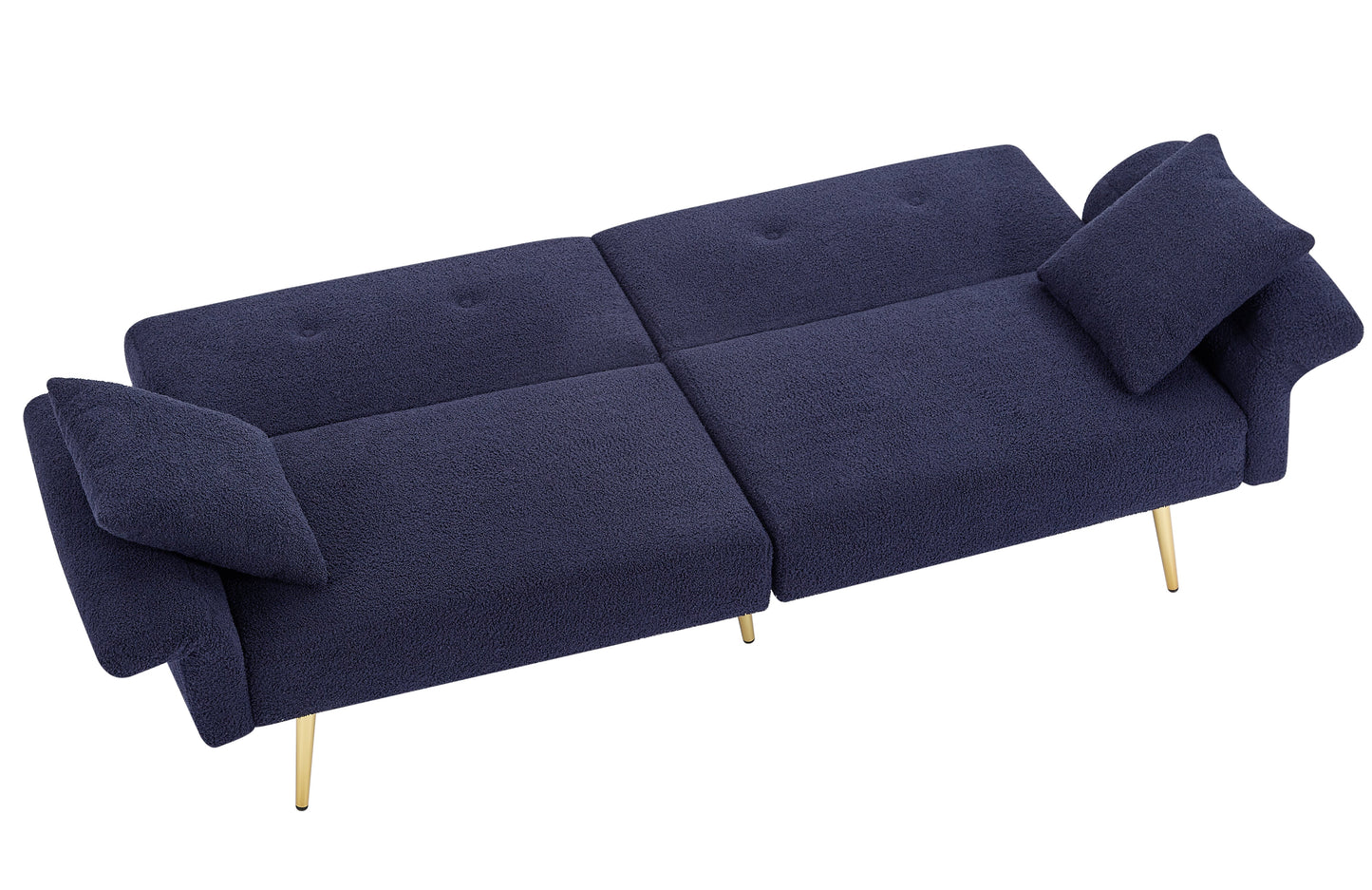 Modern Teddy Upholstered Sleeper Loveseat