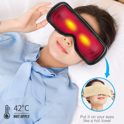 Charging Bluetooth Music Massager Hot Pack Eye Massager Electric  Anti-wrinkle Fatigue Breathable Cloth Massager Healthy Care - Tampa Home & Garden Store