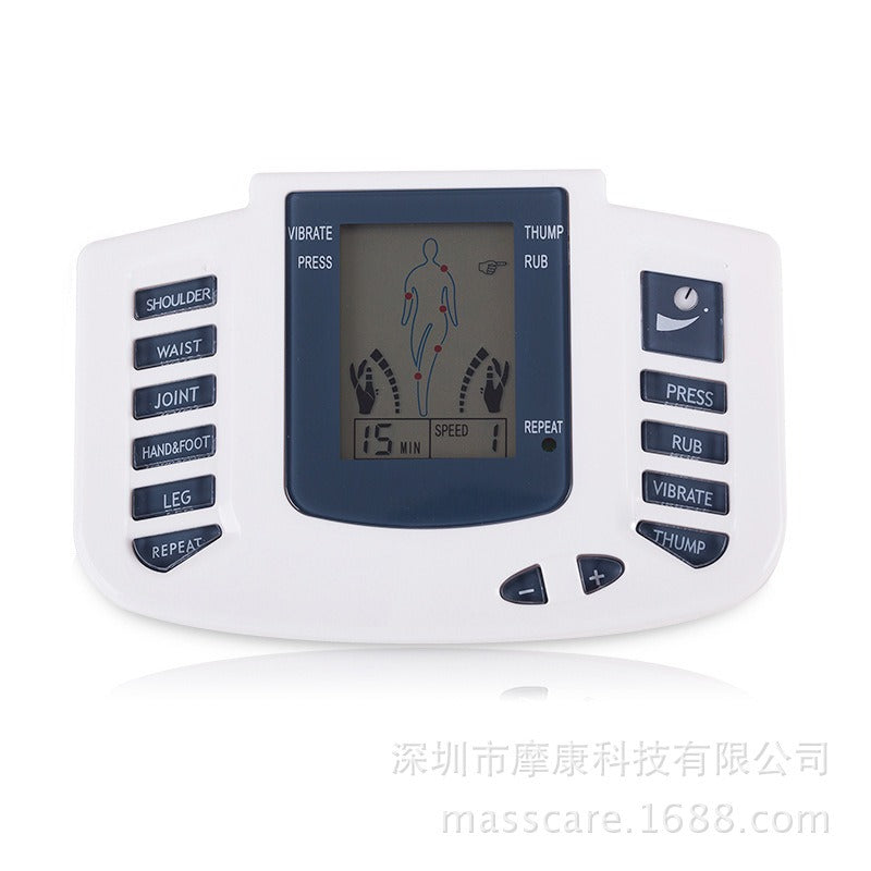 Digital meridian massager with foot therapy shoes Electronic acupuncture massager electrotherapy instrument - Tampa Home & Garden Store