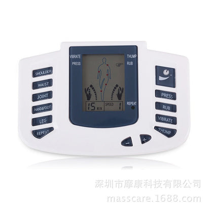 Digital meridian massager with foot therapy shoes Electronic acupuncture massager electrotherapy instrument - Tampa Home & Garden Store