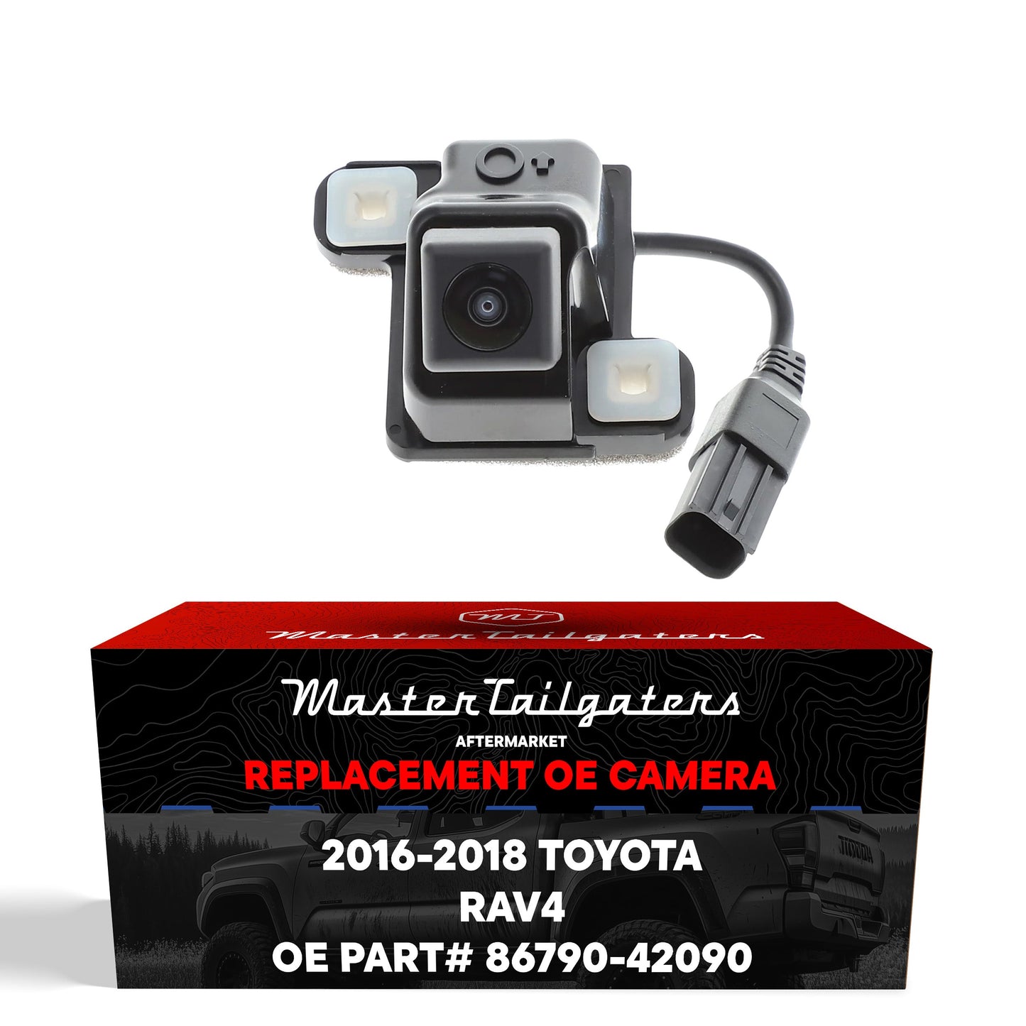OEM black backup camera for Toyota RAV4 Hybrid AVM 2016-2018 by Master Tailgaters on Tampa Home & Garden Store