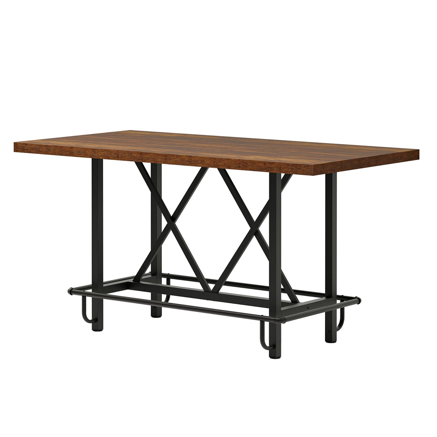 Rectangular Counter Height Dining Table for Six