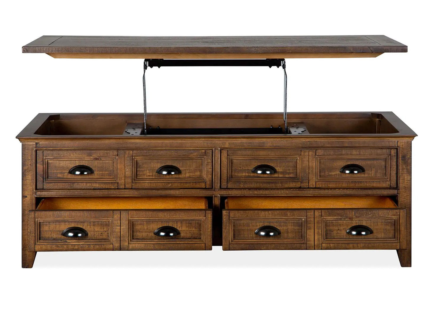 Bay Creek Lift Top Storage Cocktail Table Casters