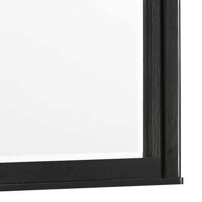 Black Bedroom Mirror with Deep Frame Opel, wall mirror by HouseOfZazla on Tampa Home & Garden Store