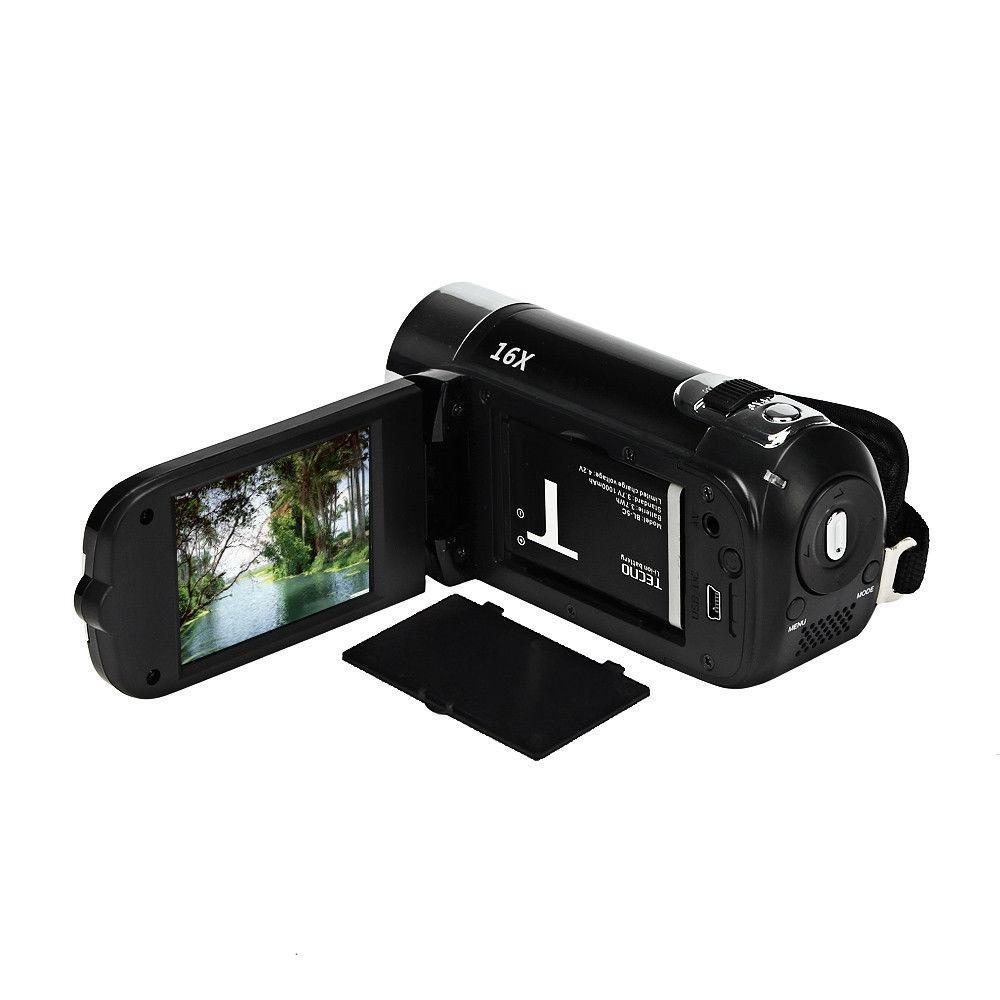Sell My Stuff DV 1080P camera 16x zoom flip-out black cam on Tampa Home & Garden Store