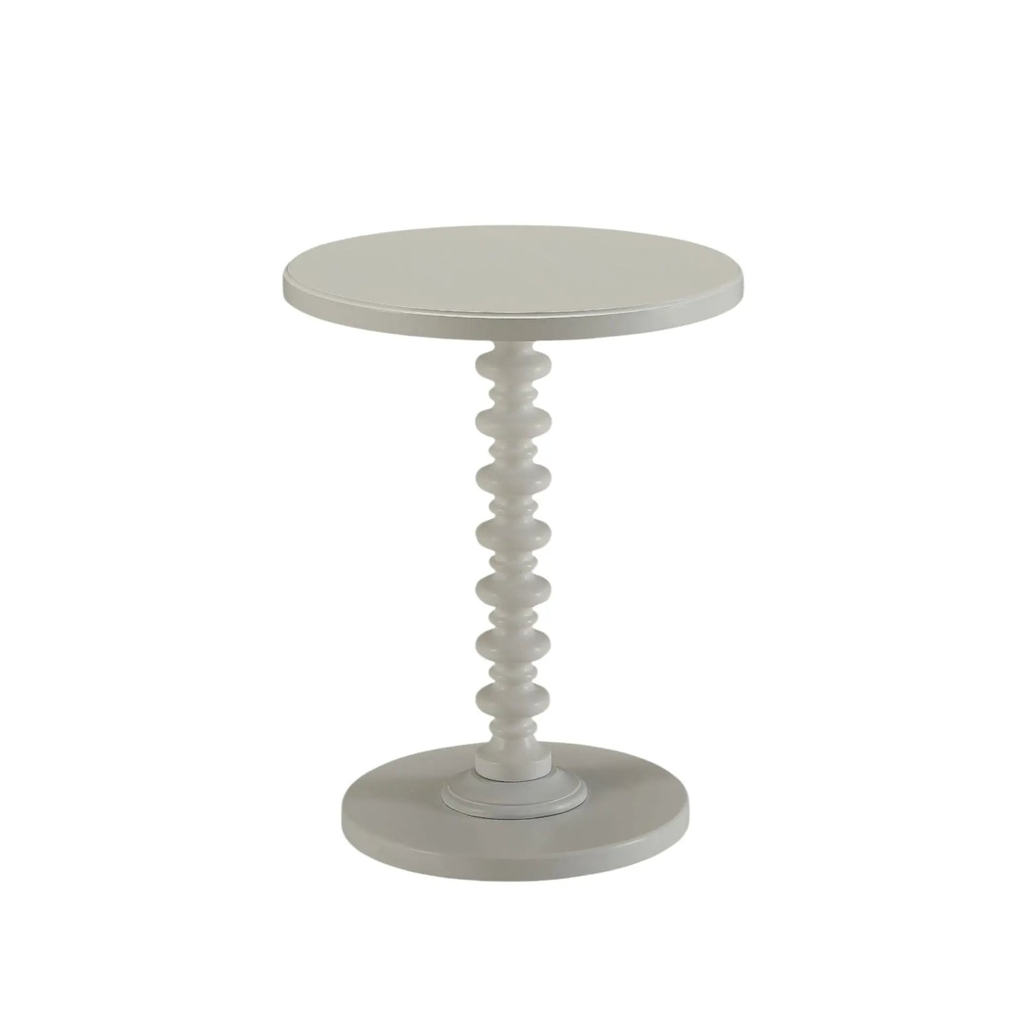Acton Round Accent Table with Pedestal Base