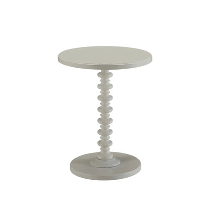 Acton Round Accent Table with Pedestal Base