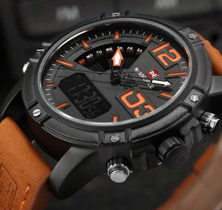 Men's Digital Analog Watch Multifunction